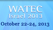 Выставка WATEC 2013 Израиль